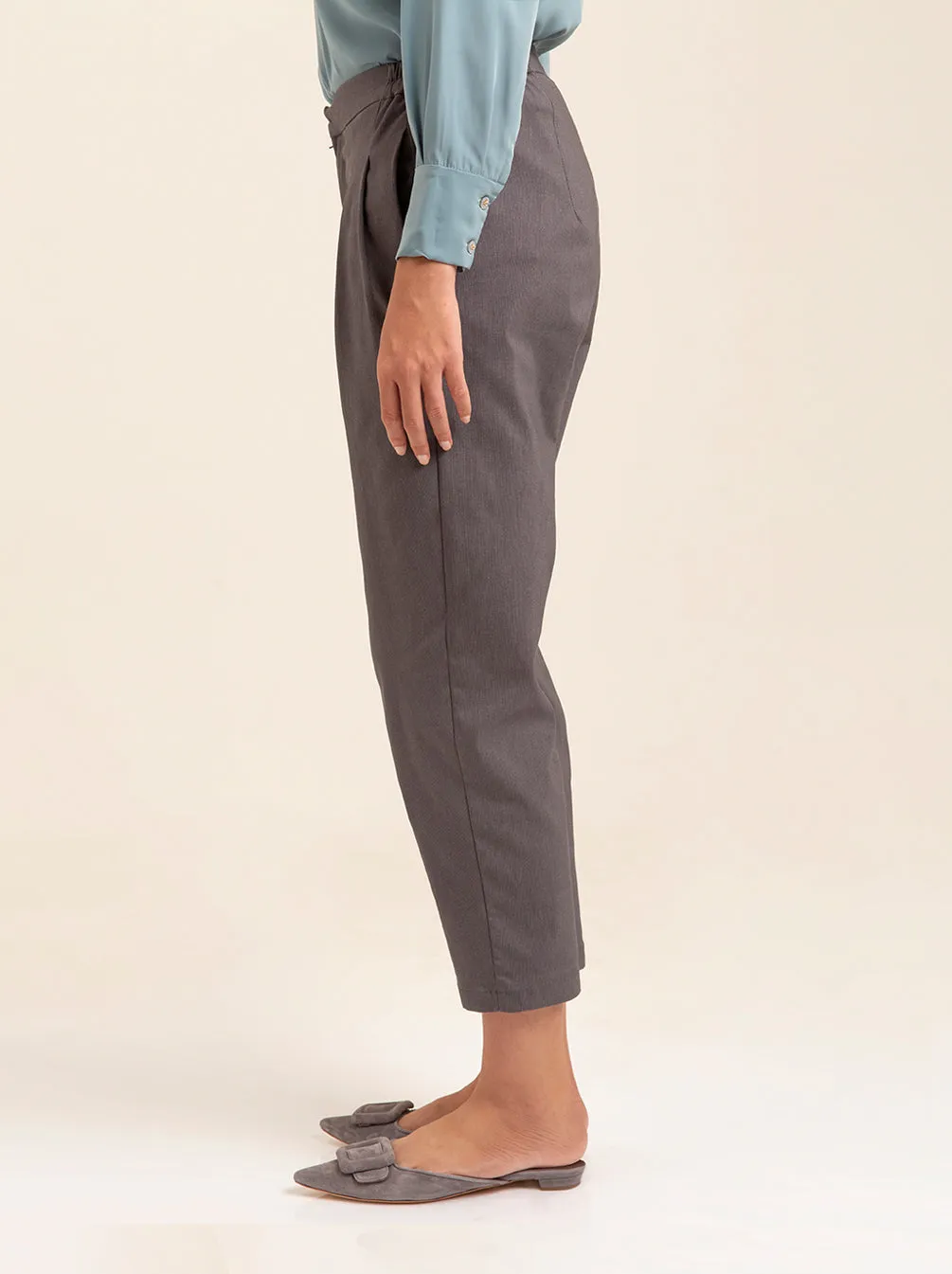 DANYA PANTS PLAIN ASH