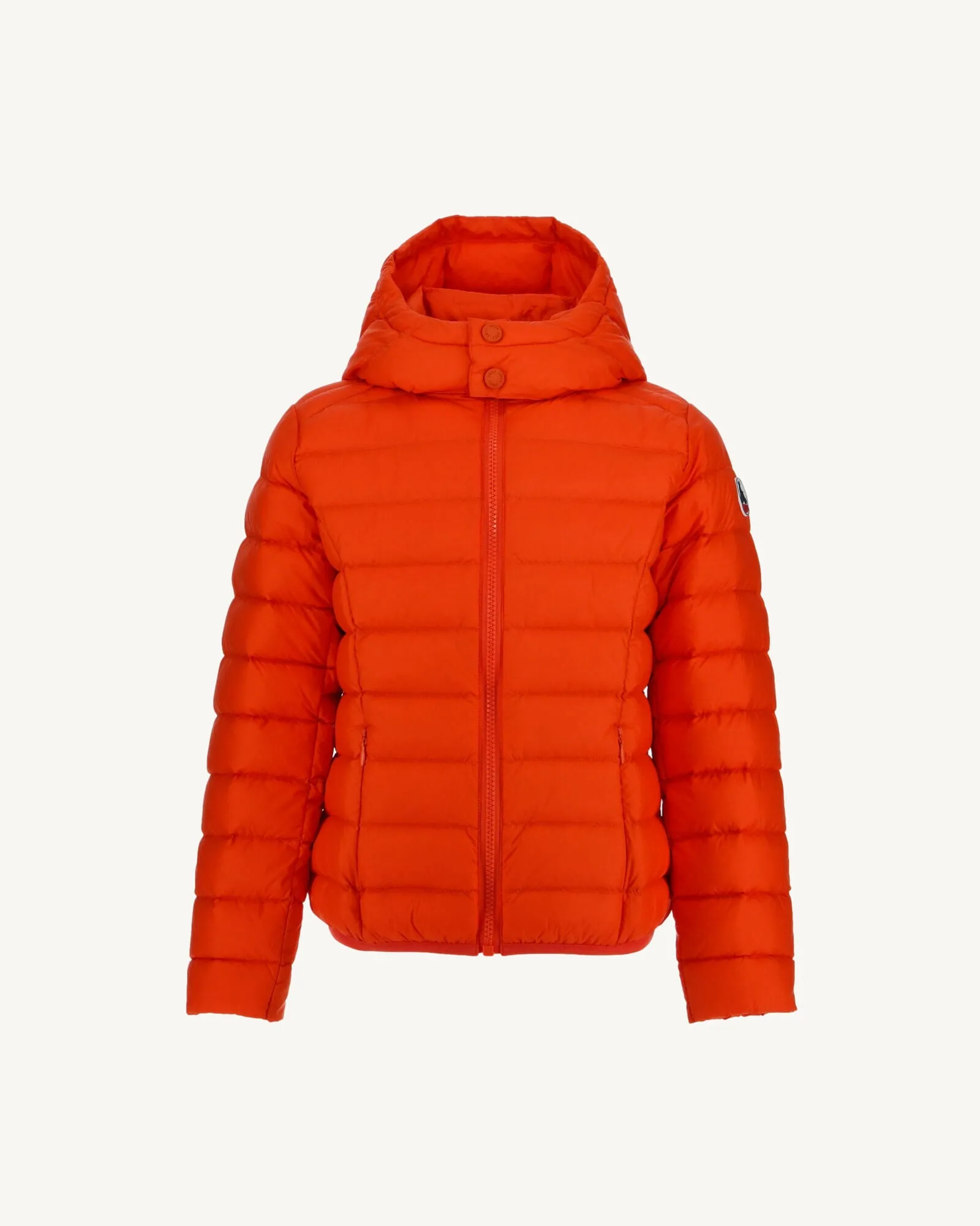 Dark orange Gold 2.0 kid's Grand Froid hooded puffer jacket