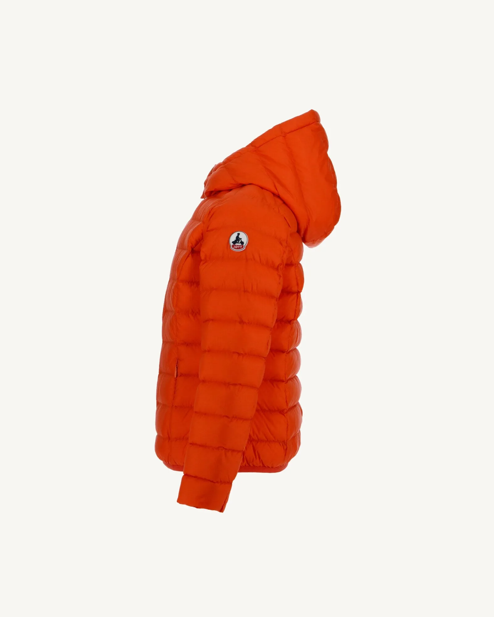 Dark orange Gold 2.0 kid's Grand Froid hooded puffer jacket