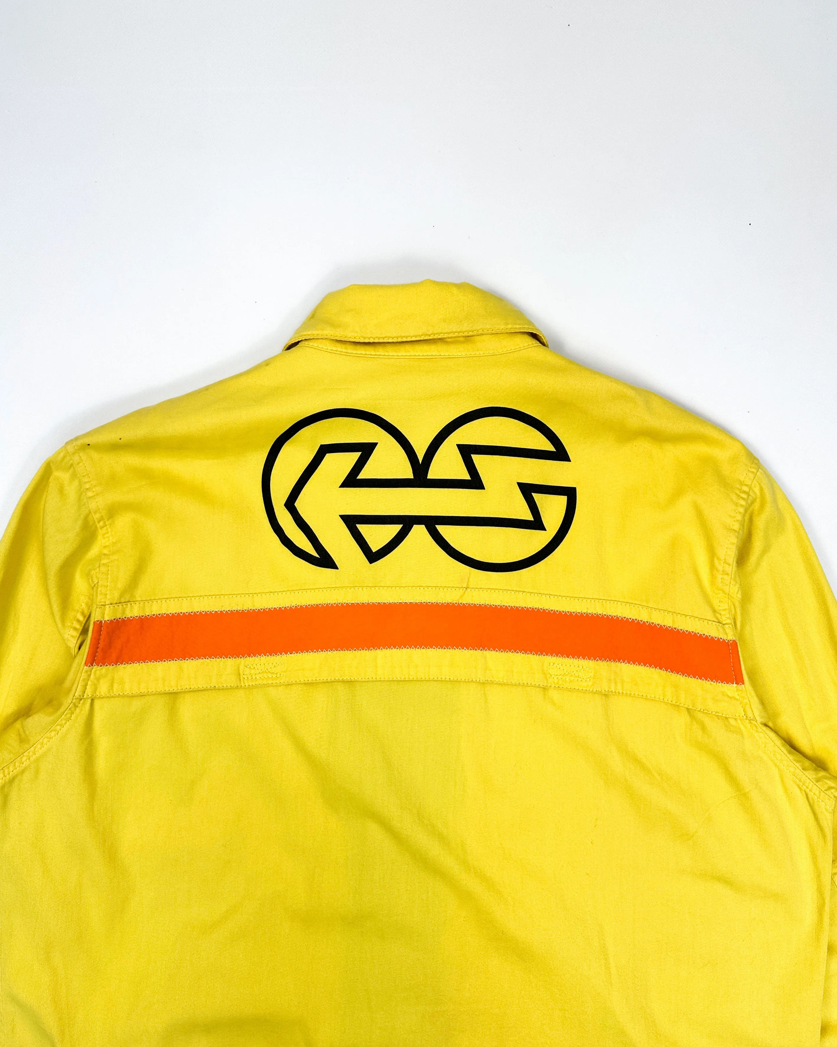 Diesel Labour Yellow Zipped Light Jacket 1990's