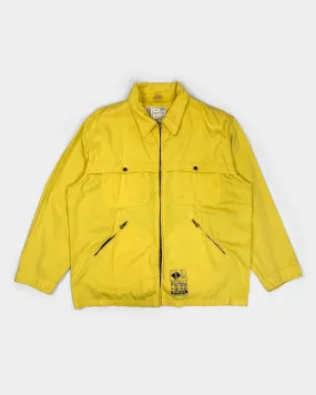 Diesel Labour Yellow Zipped Light Jacket 1990's