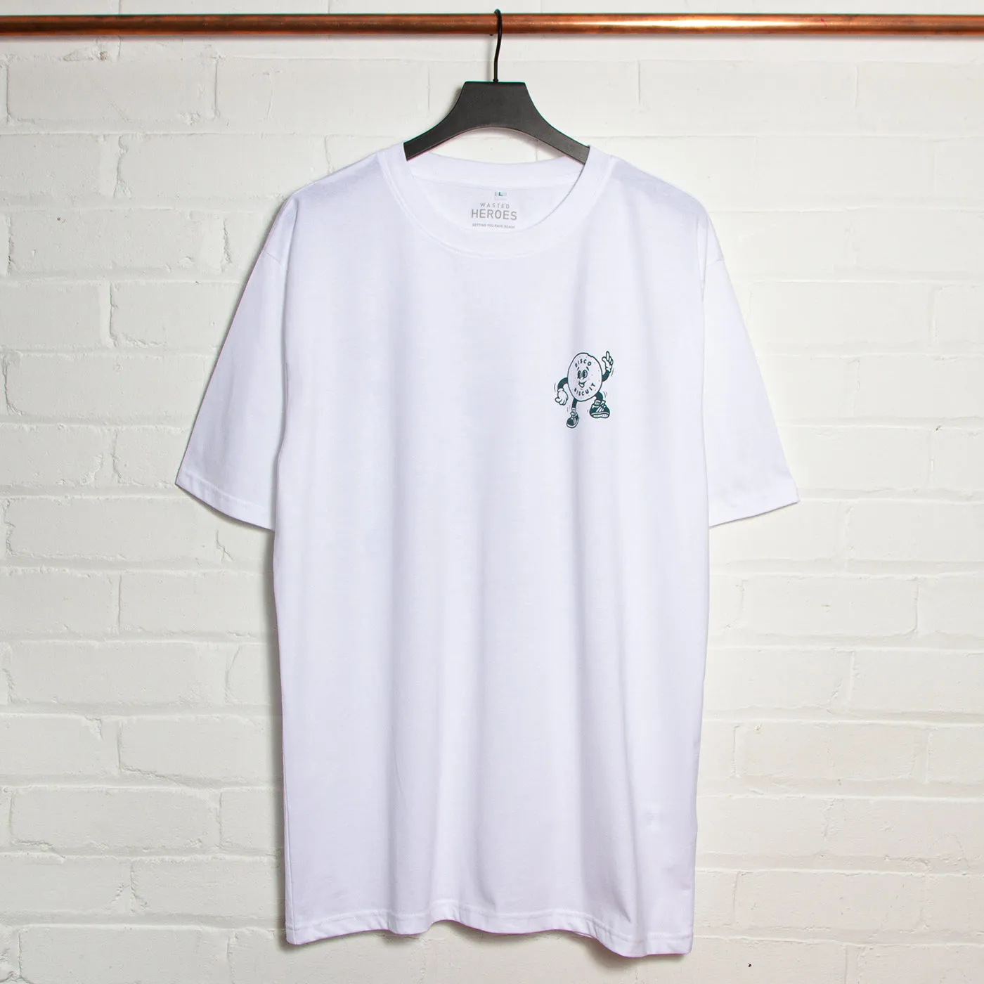 Disco Biscuit - Oversized Tshirt - White