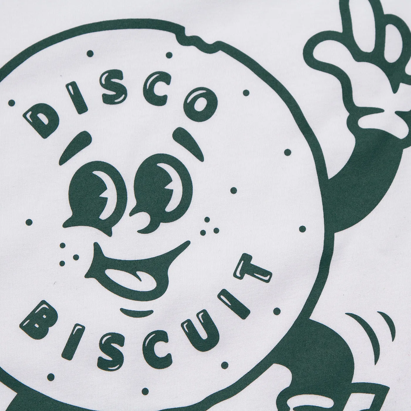 Disco Biscuit - Oversized Tshirt - White