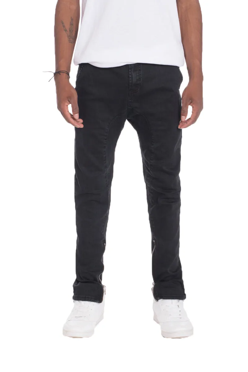 DROP CROTCH STRETCH DENIM