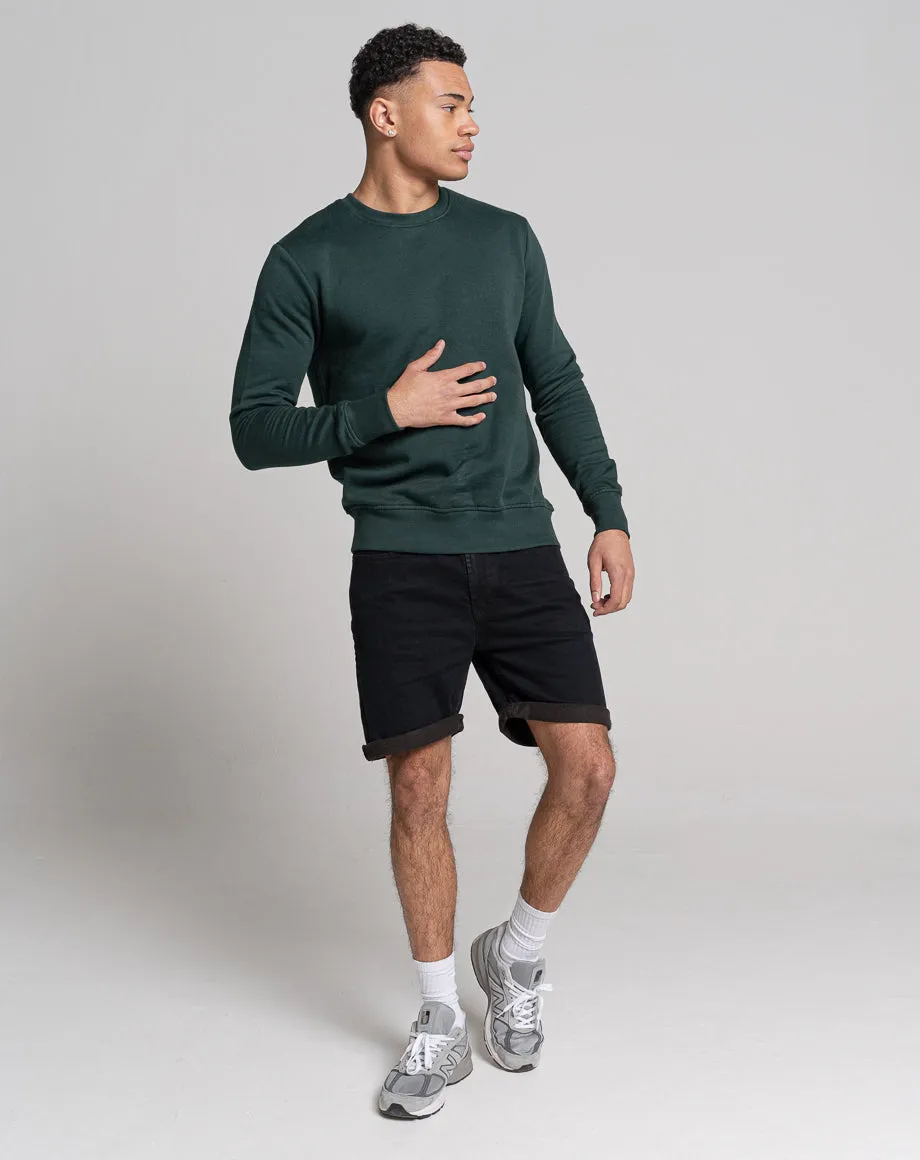 ESSENTIAL PLAIN SWEATSHIRT | GREEN