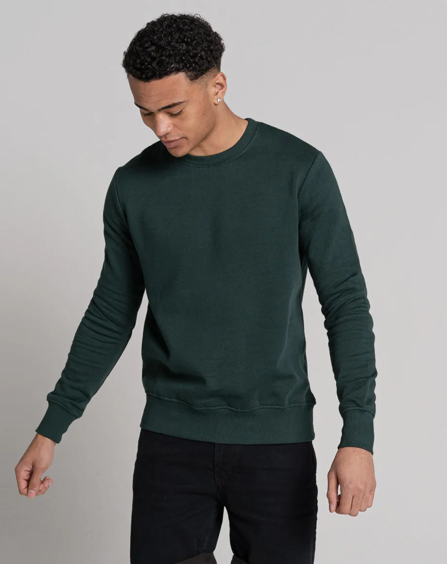 ESSENTIAL PLAIN SWEATSHIRT | GREEN