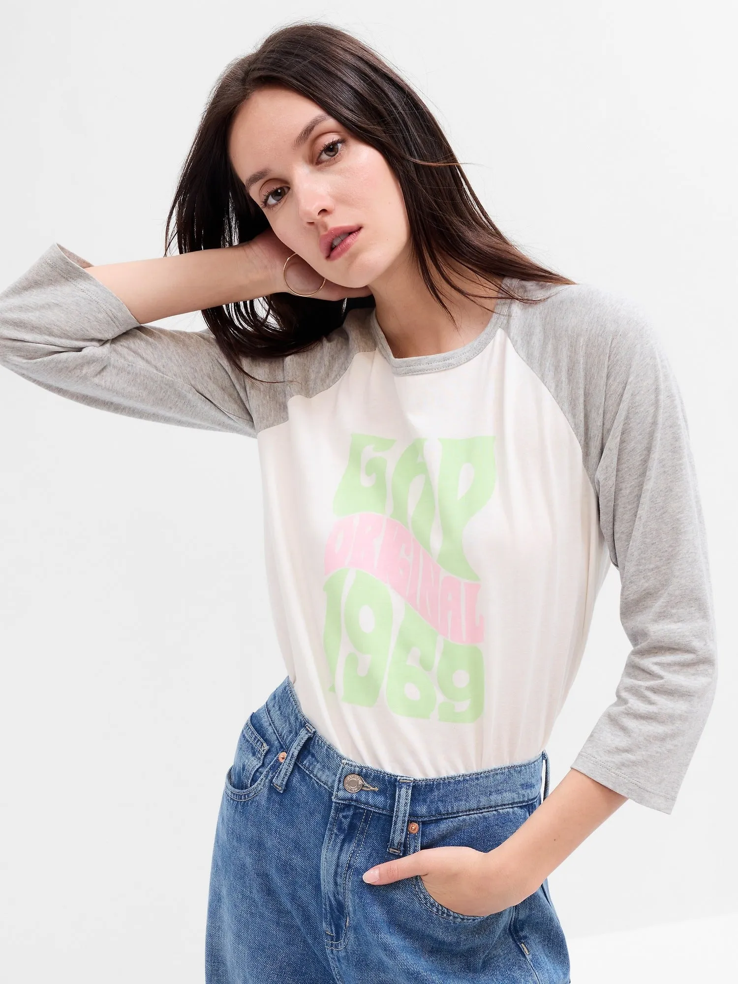 Gap Capsule Logo Raglan T-Shirt