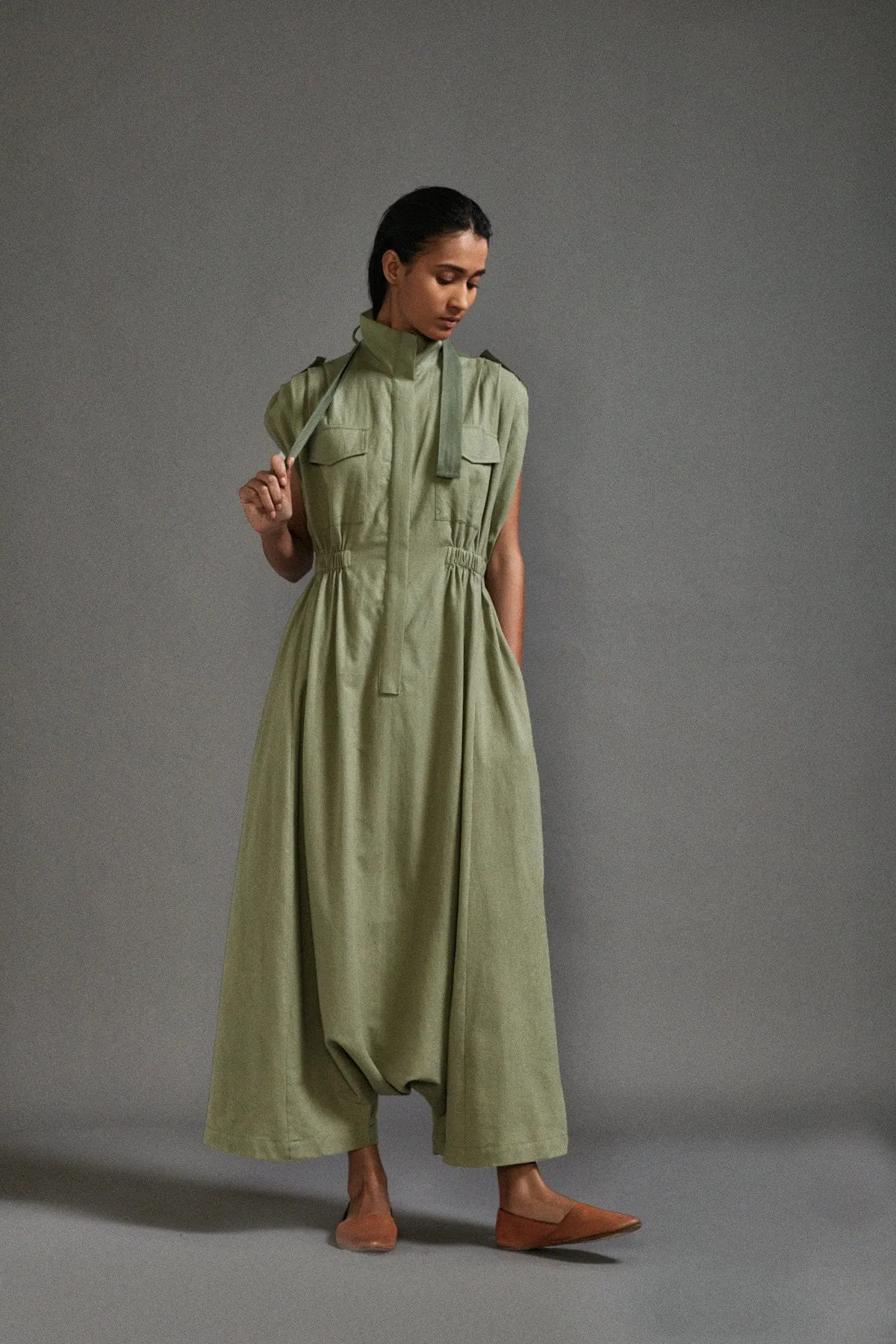 Green Safari Sphara Jumpsuit