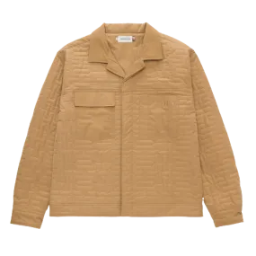 H QUILTED JACKET HTG230166-KHAKI