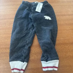 Hatley - Cotton Sweatpants - MSRP $49: Grey/White/Red-children-3