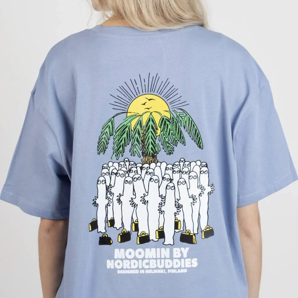 Hattifatteners T-shirt Unisex Light blue - Nordicbuddies