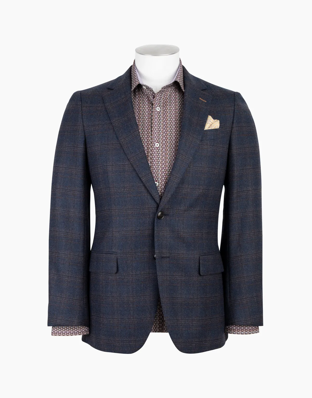 Hawker Blue Check Blazer