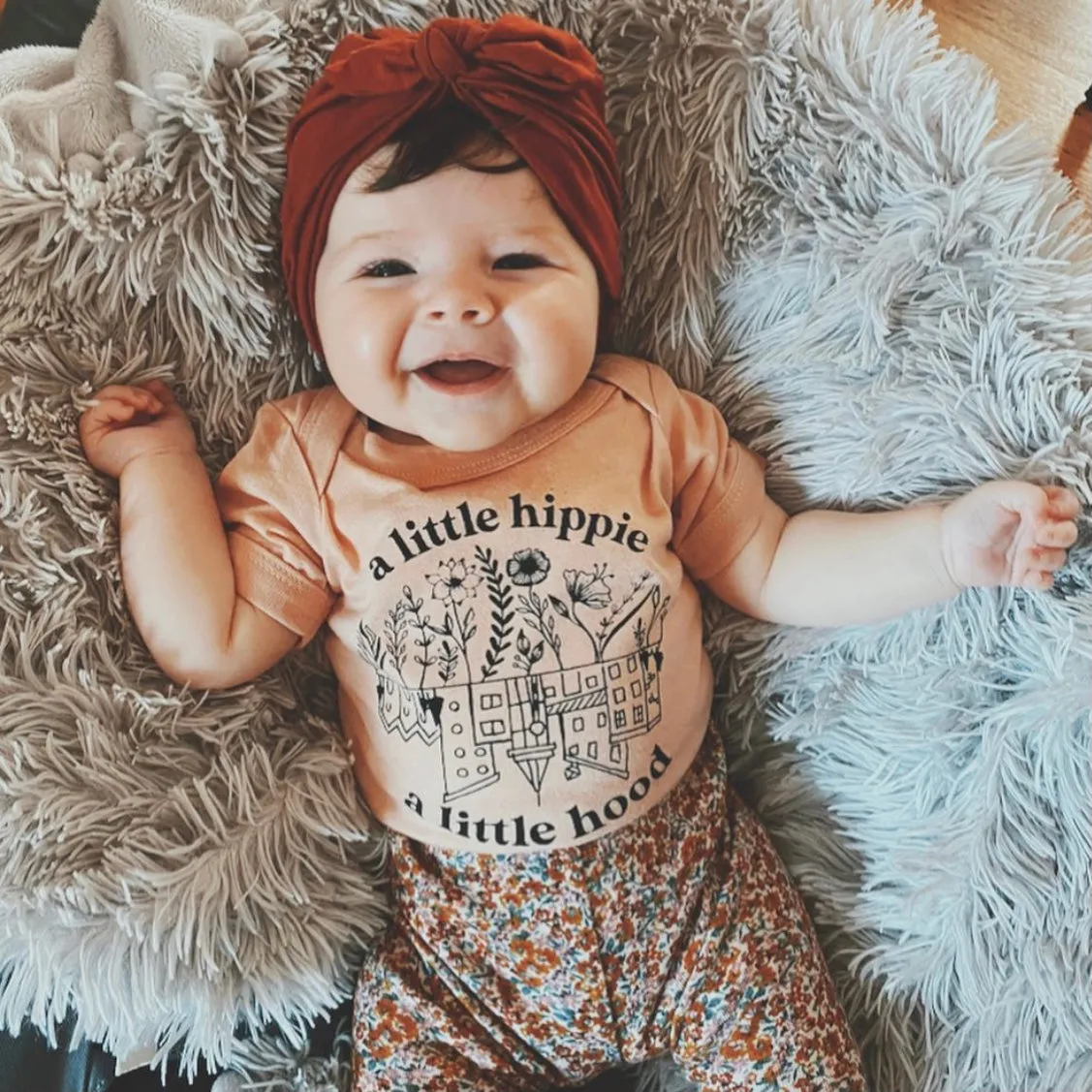 Hippie Hood Baby Vest