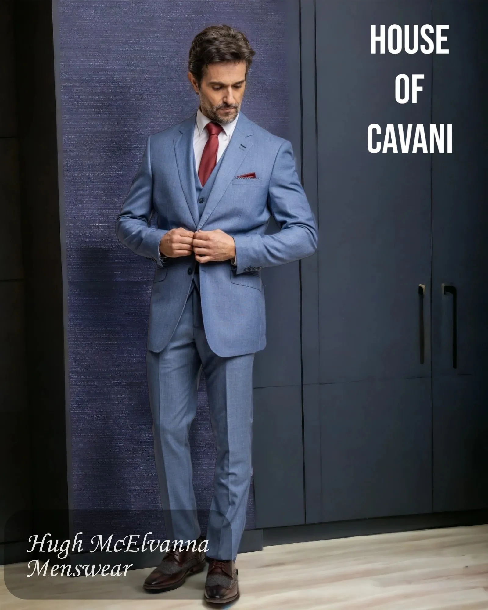 House of Cavani BLUEJAY Fashion 3Pc. Suit