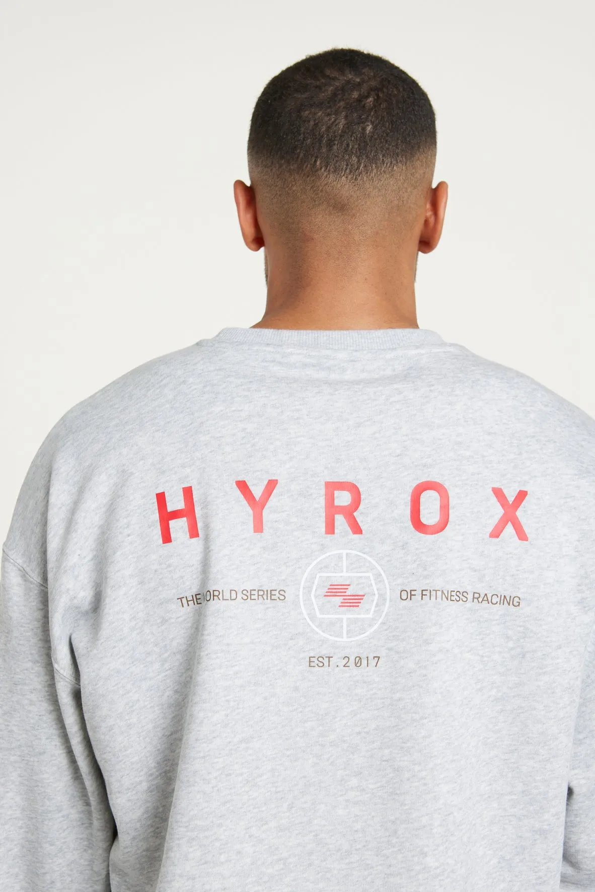 HYROX|PUMA Relaxed Sweater M - Gray