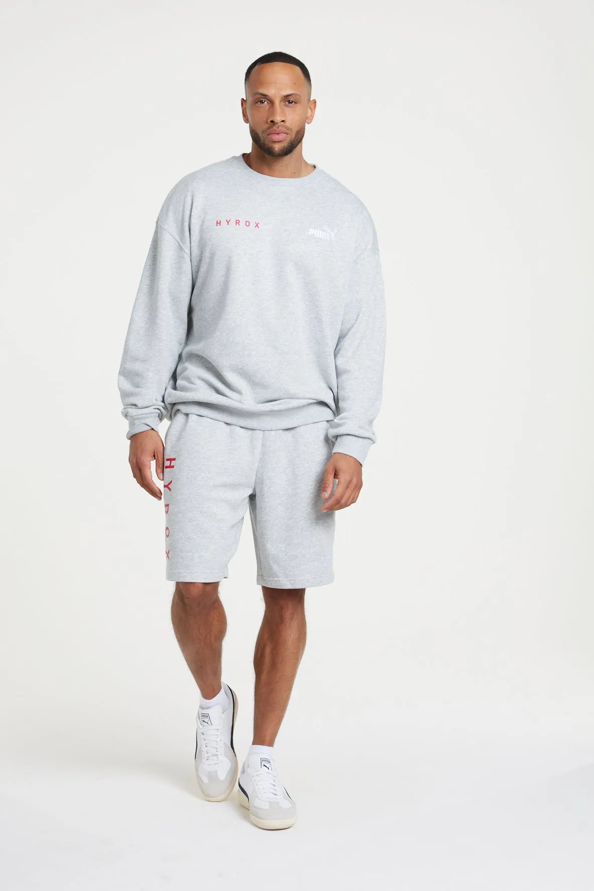 HYROX|PUMA Relaxed Sweater M - Gray