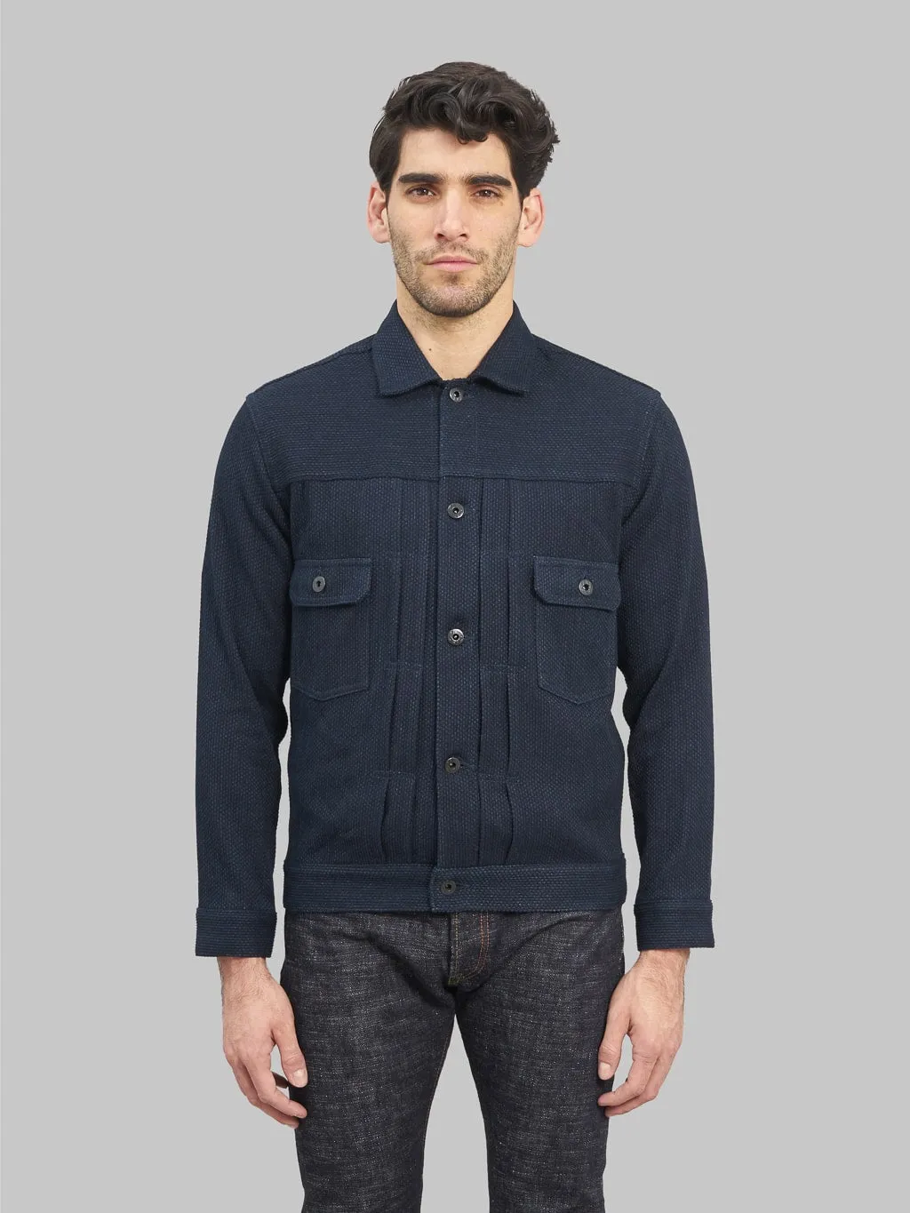 Japan Blue Indigo Sashiko Type II Jacket