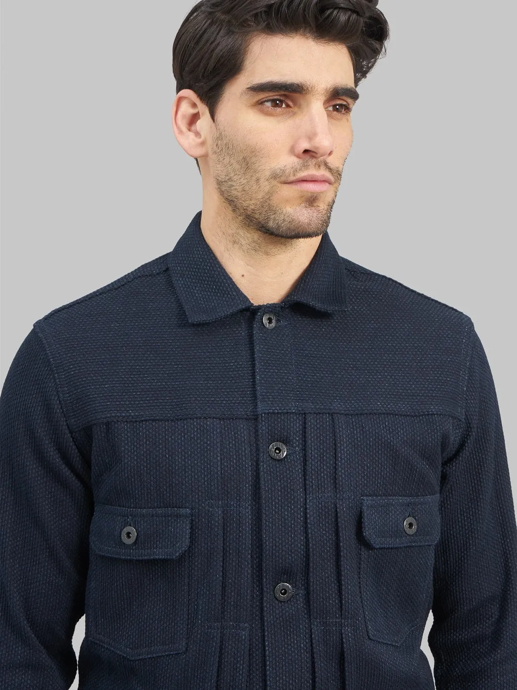 Japan Blue Indigo Sashiko Type II Jacket