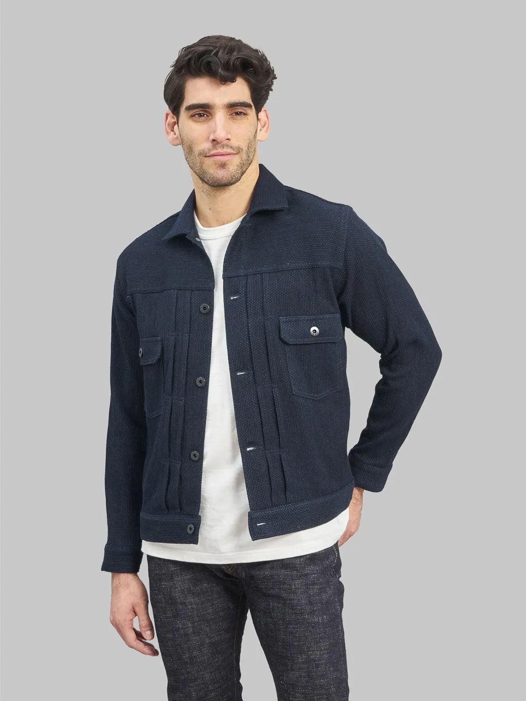 Japan Blue Indigo Sashiko Type II Jacket