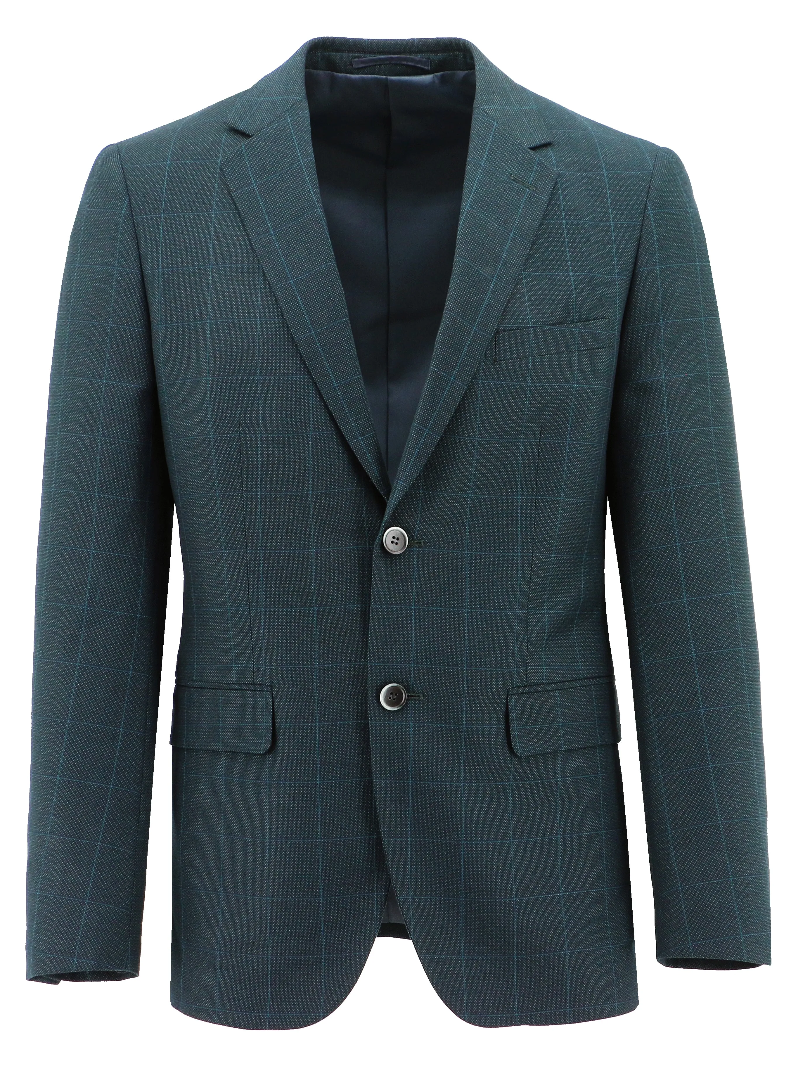 Jasper Edward Green Checked Suit