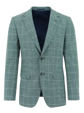 Jasper Edward Green Checked Suit