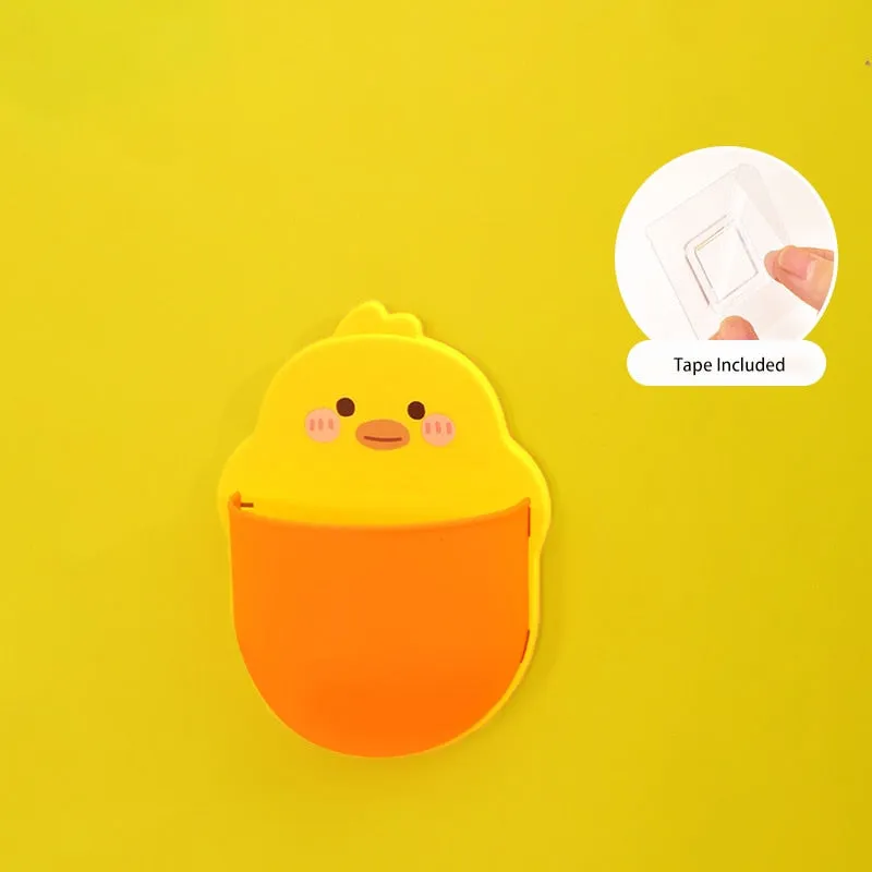 Kawaii Self-adhesive Wall Mount Holder