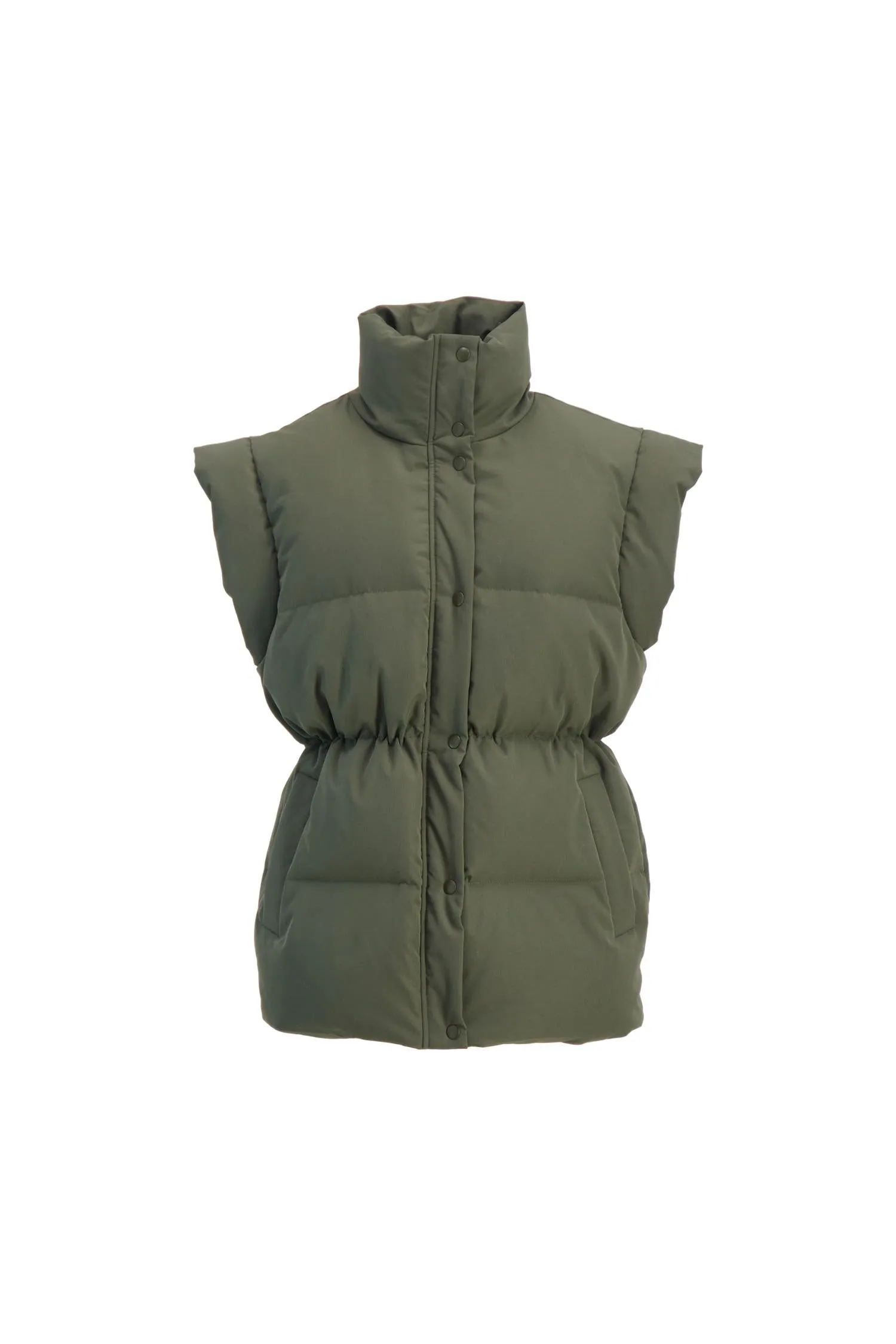 KITTY DOWN VEST - ARMY