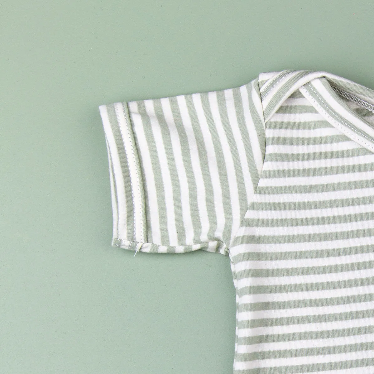 Koala Stripe Organic Cotton Bodysuit MADE TO ORDER