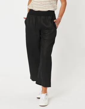 Lara Wide Leg Pants - Black