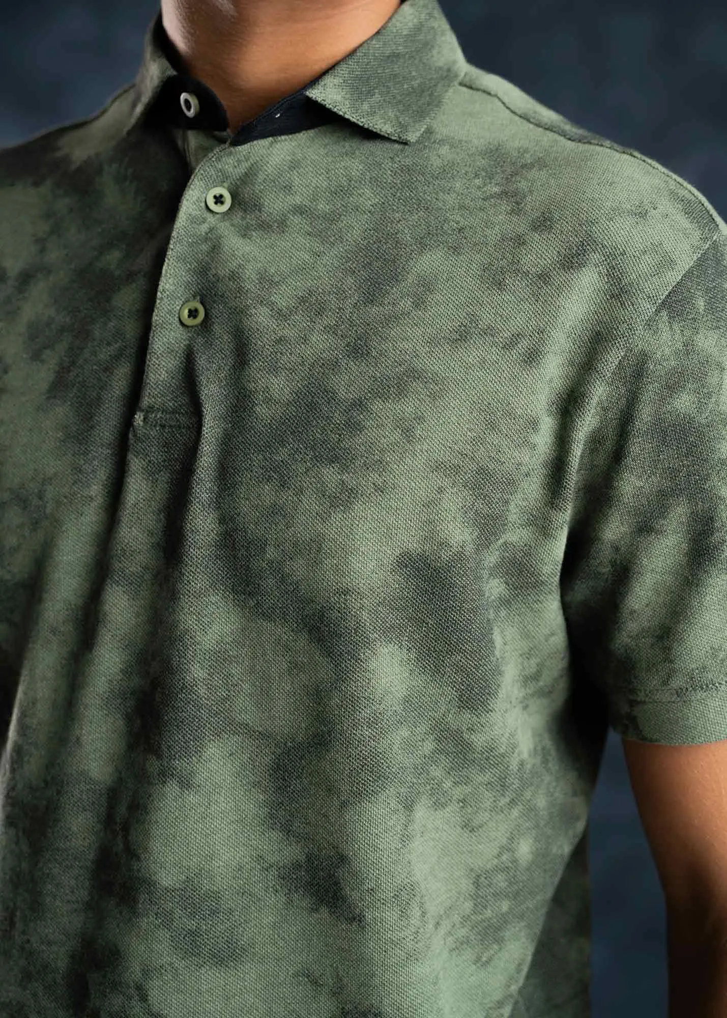 LCY | Color Collide Wash Pique Polo