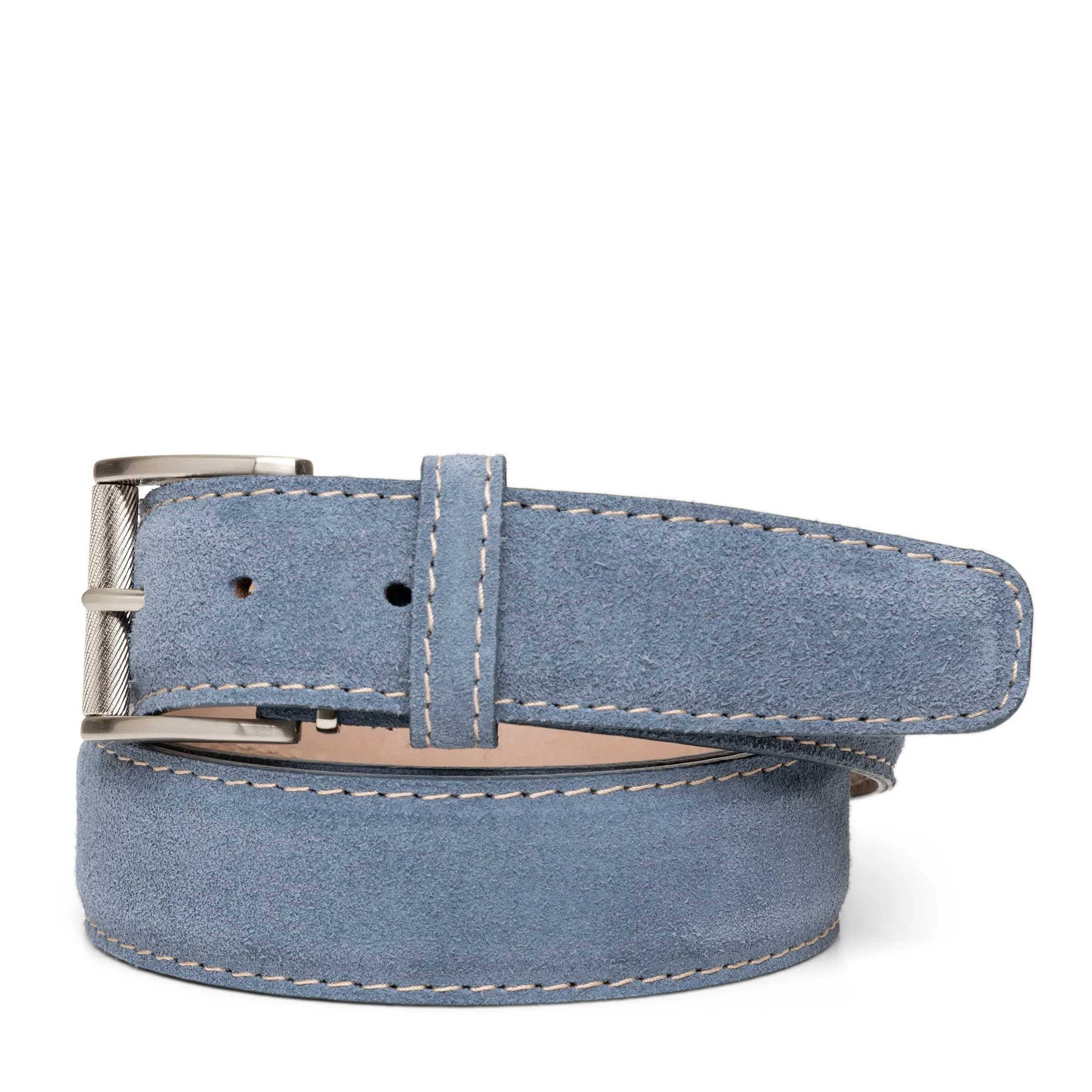 LEN Belt Italian Suede Denim STK