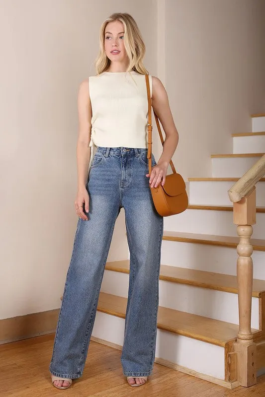 Light Denim Mom Jeans