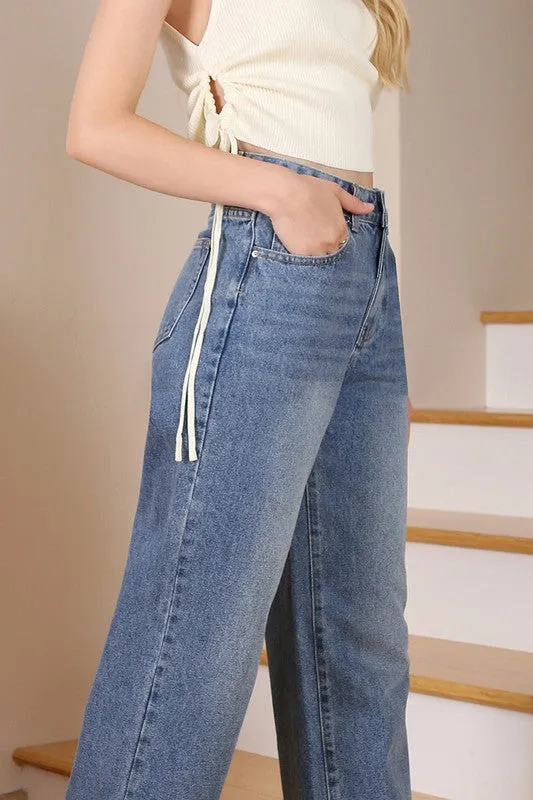 Light Denim Mom Jeans