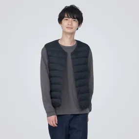 Lightweight Pocketable Collarless Down Vest