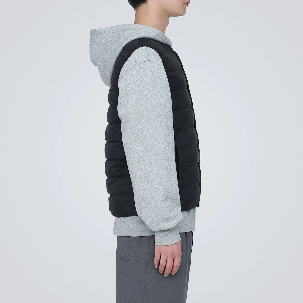 Lightweight Pocketable Collarless Down Vest