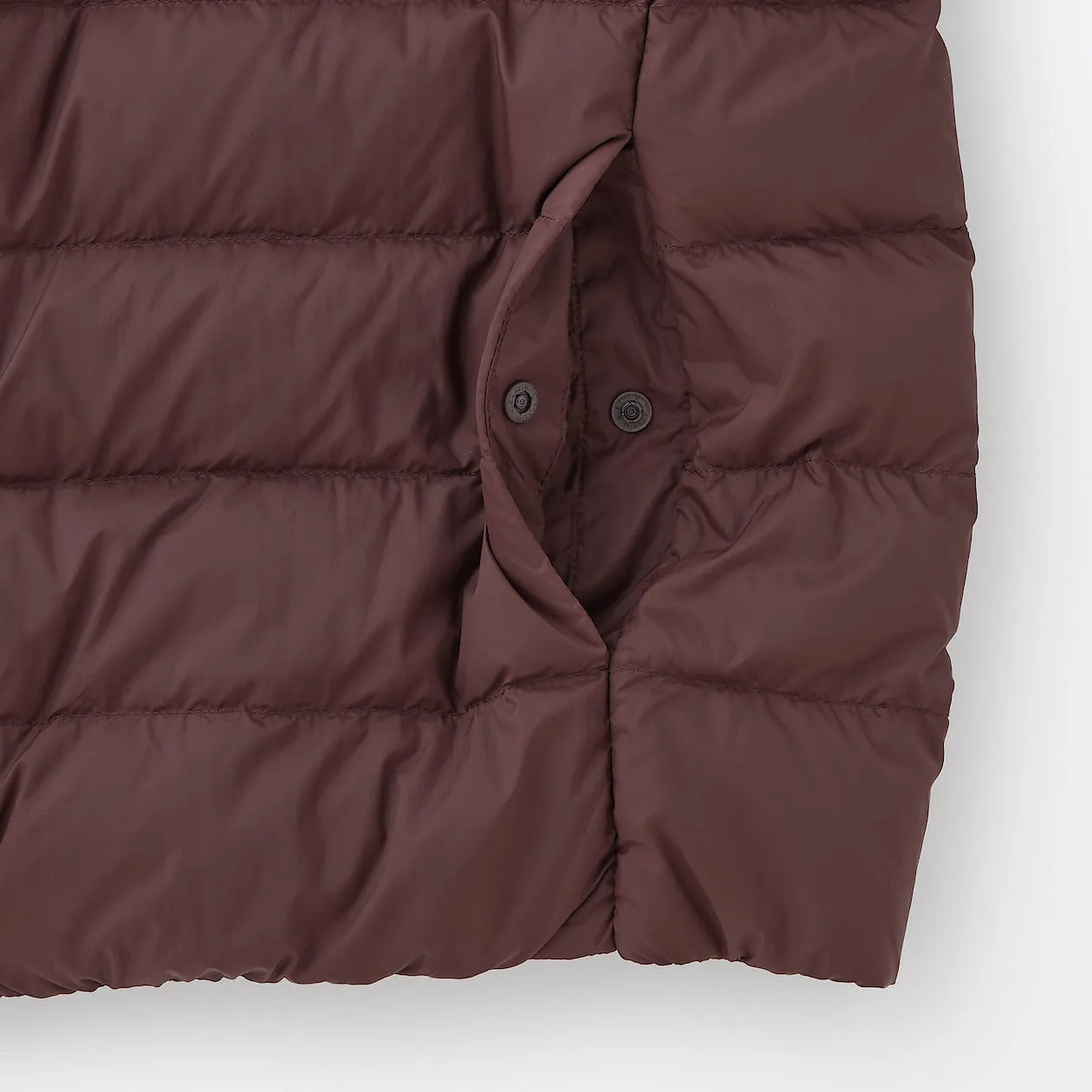 Lightweight Pocketable Collarless Down Vest