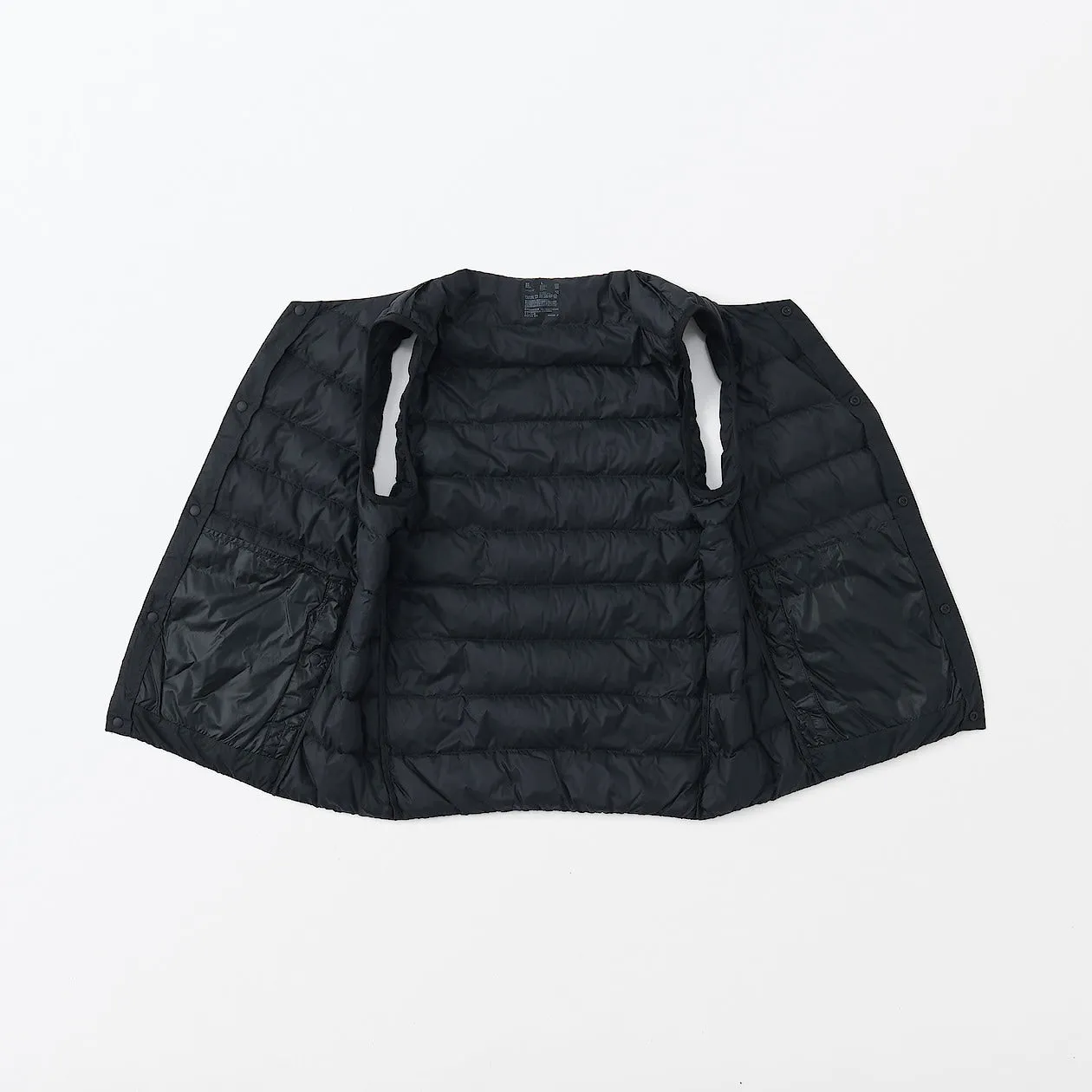 Lightweight Pocketable Collarless Down Vest