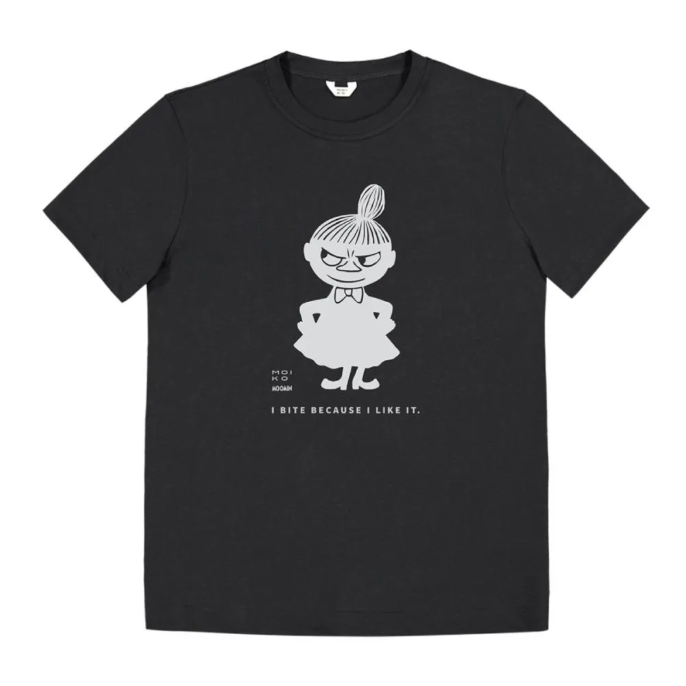 Little My Trickster T-shirt Ladies Black - Moiko