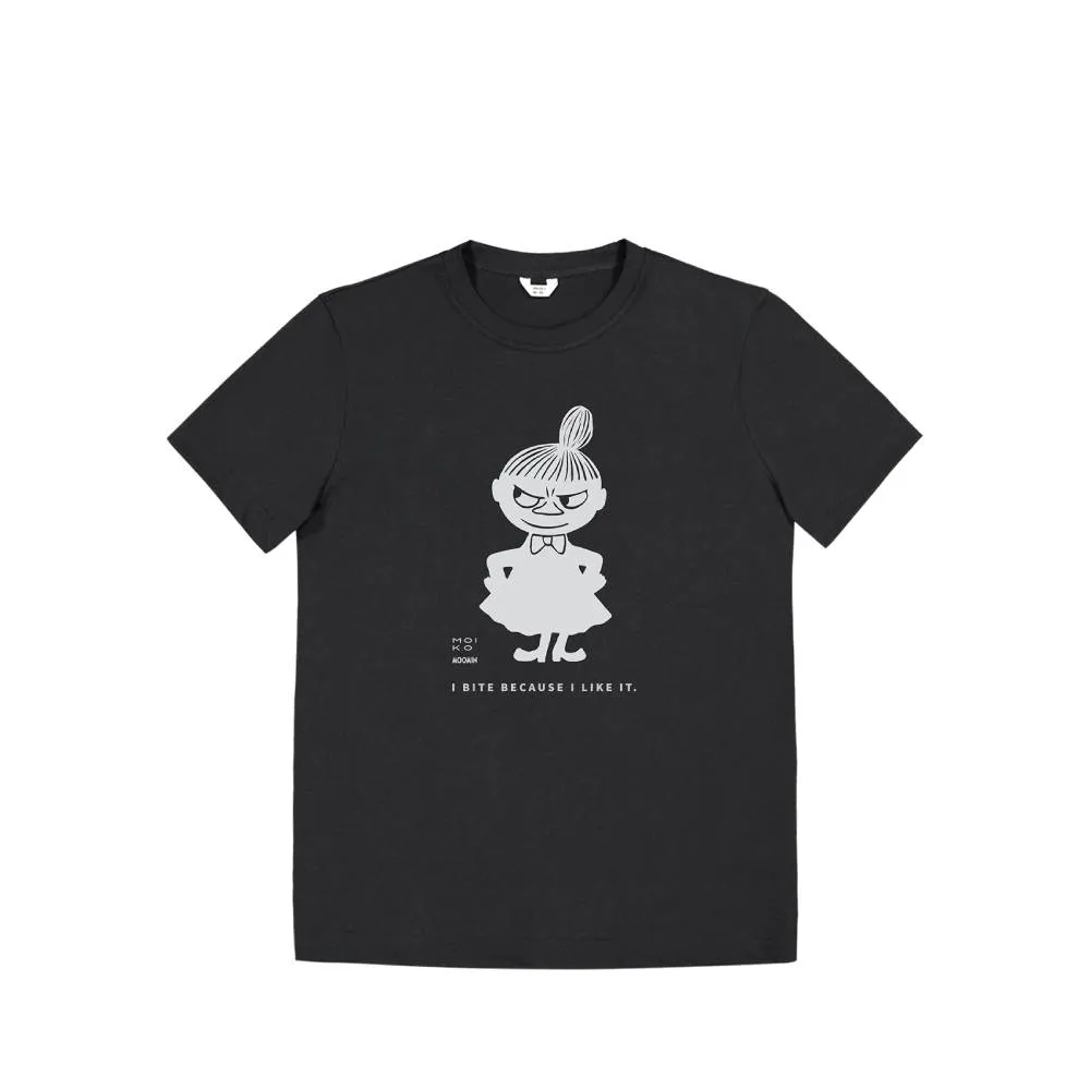 Little My Trickster T-shirt Ladies Black - Moiko