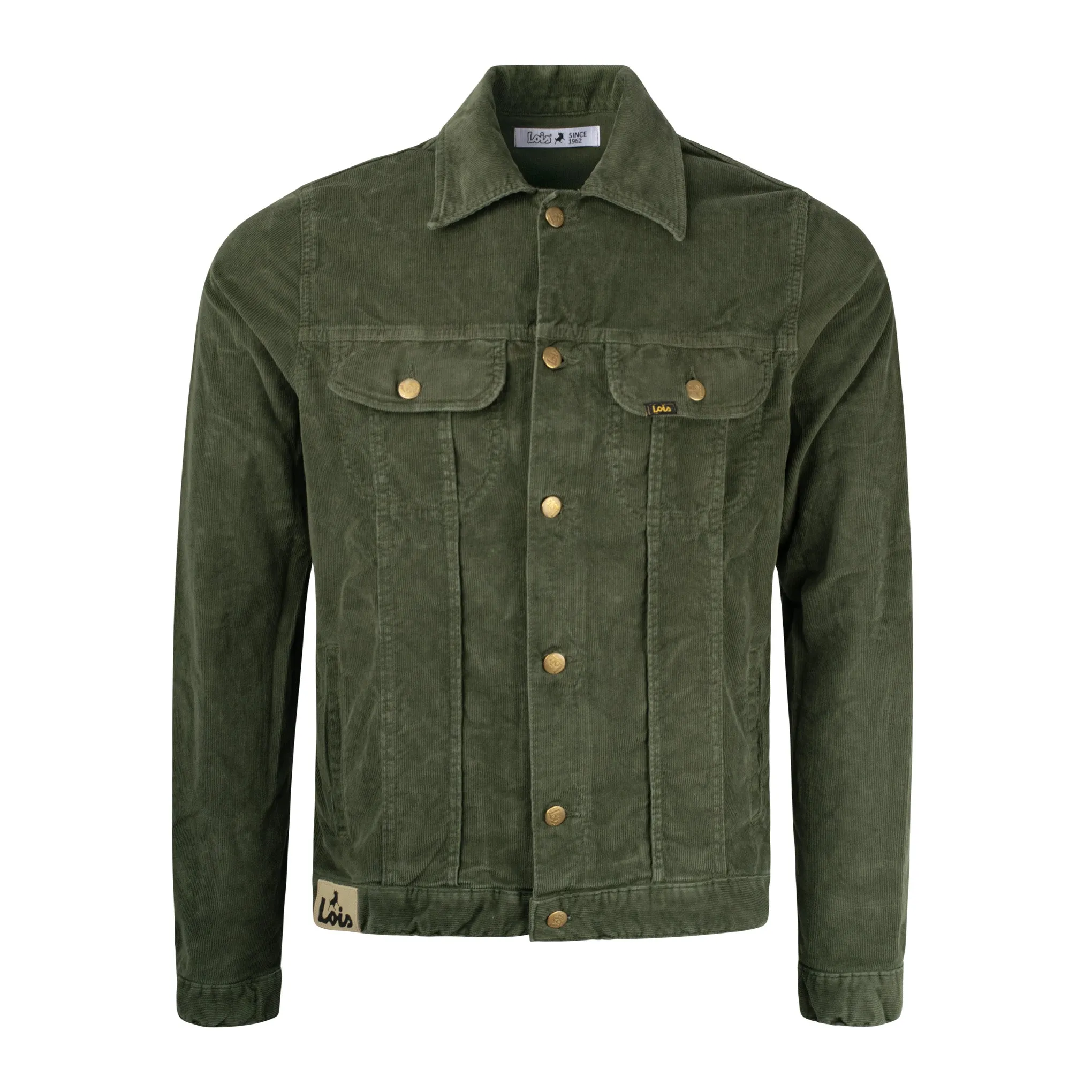 Lois Jeans Tejana Thin Cord Jacket Olive Green