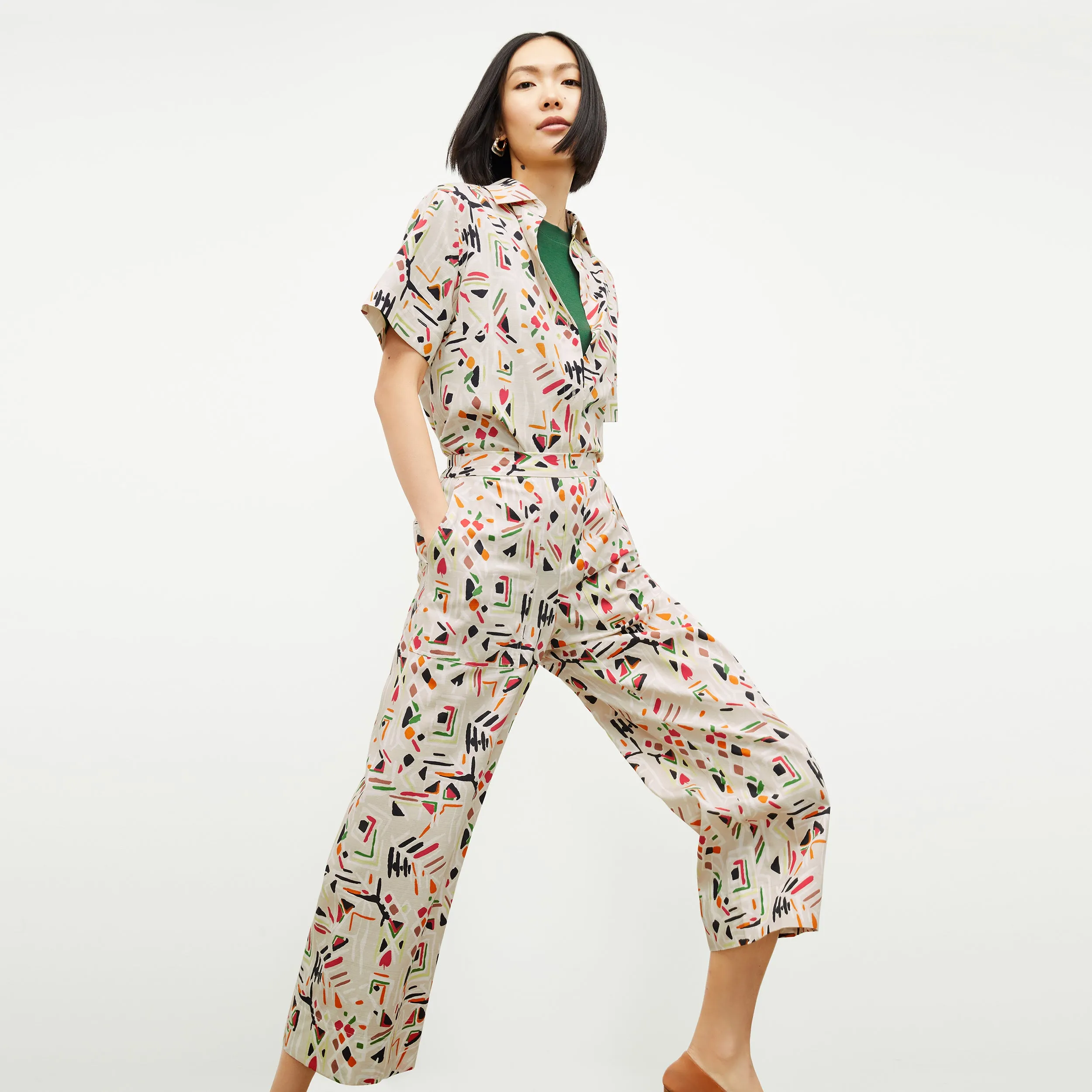 Madelyn Pant - Airy Cotton :: Rhythm Print