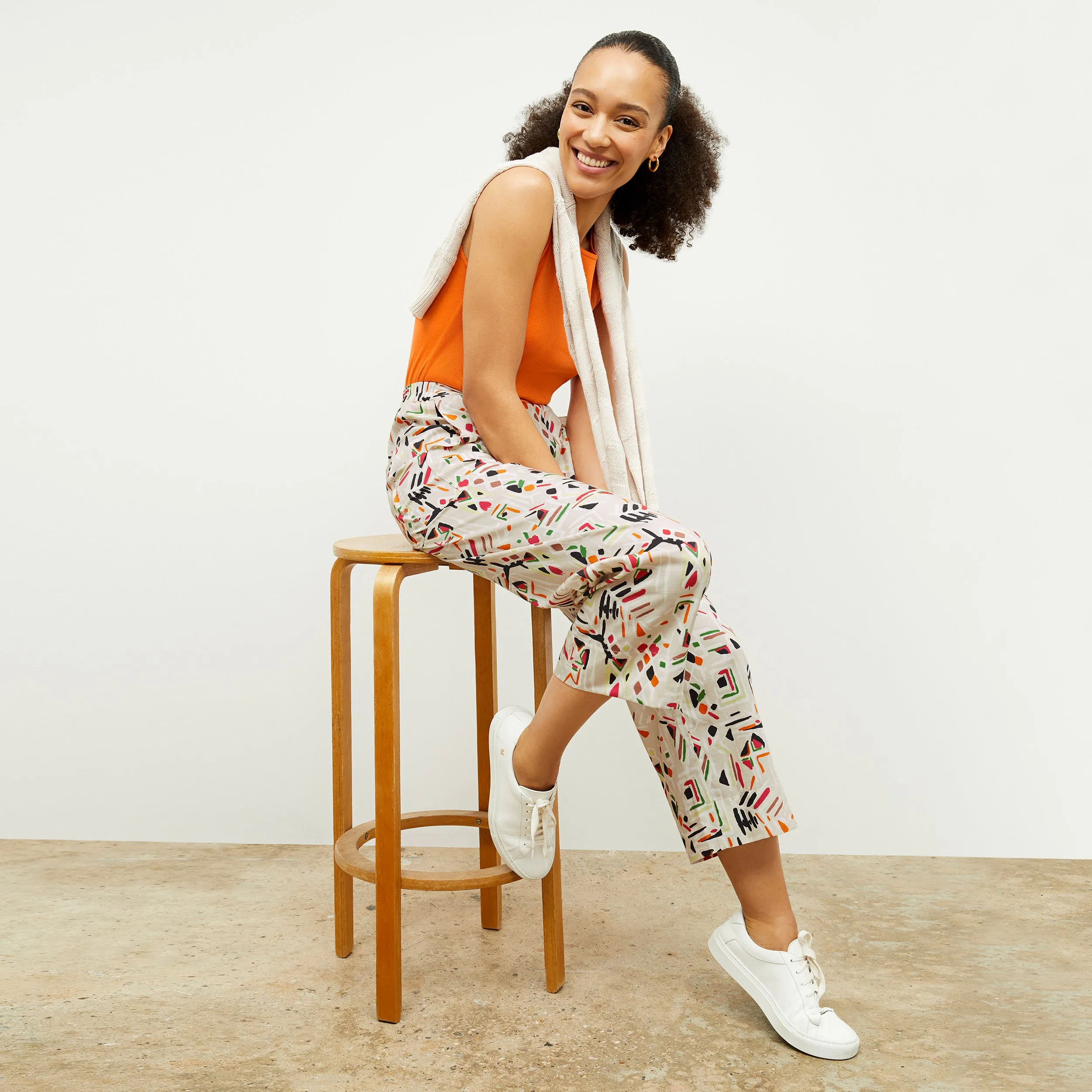 Madelyn Pant - Airy Cotton :: Rhythm Print