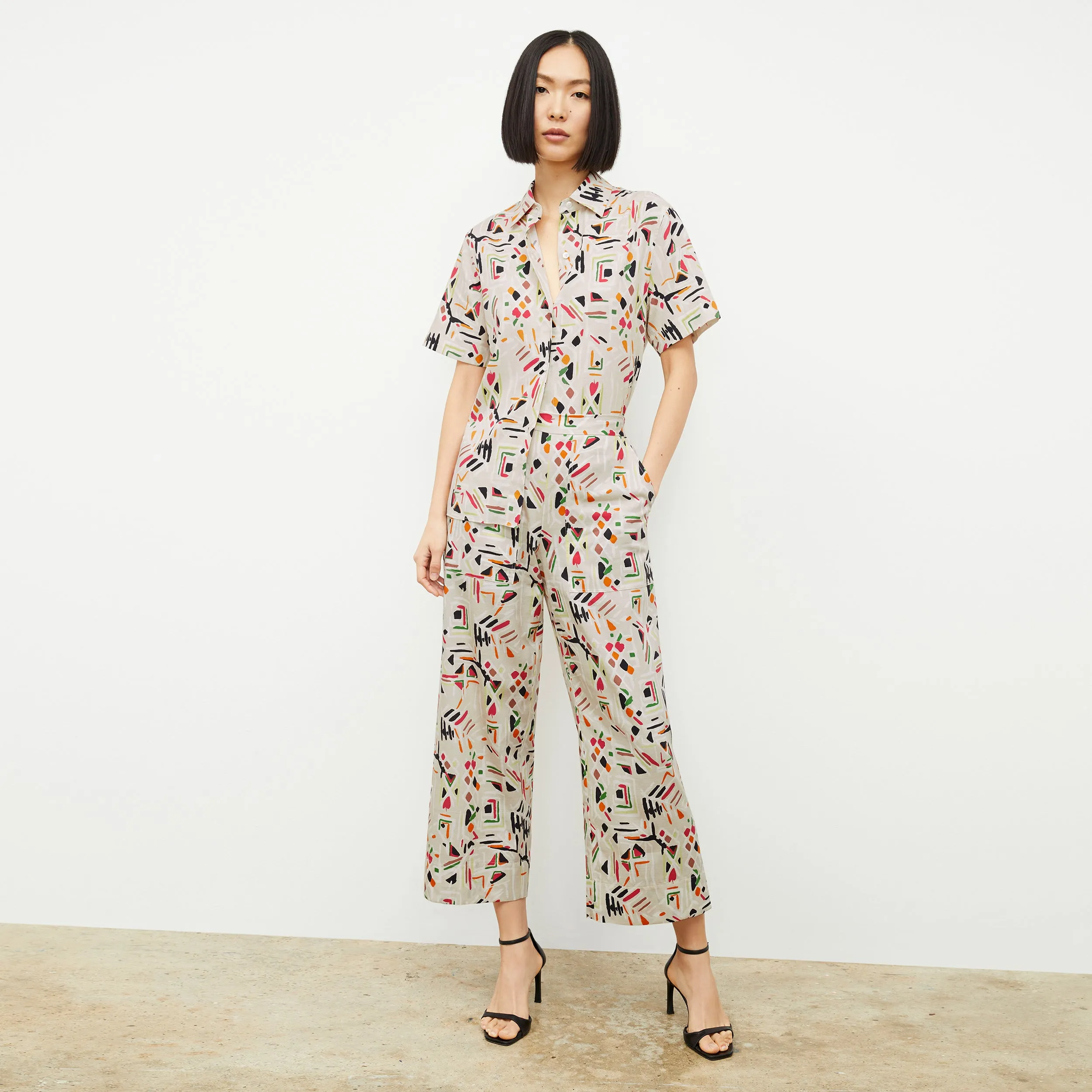 Madelyn Pant - Airy Cotton :: Rhythm Print