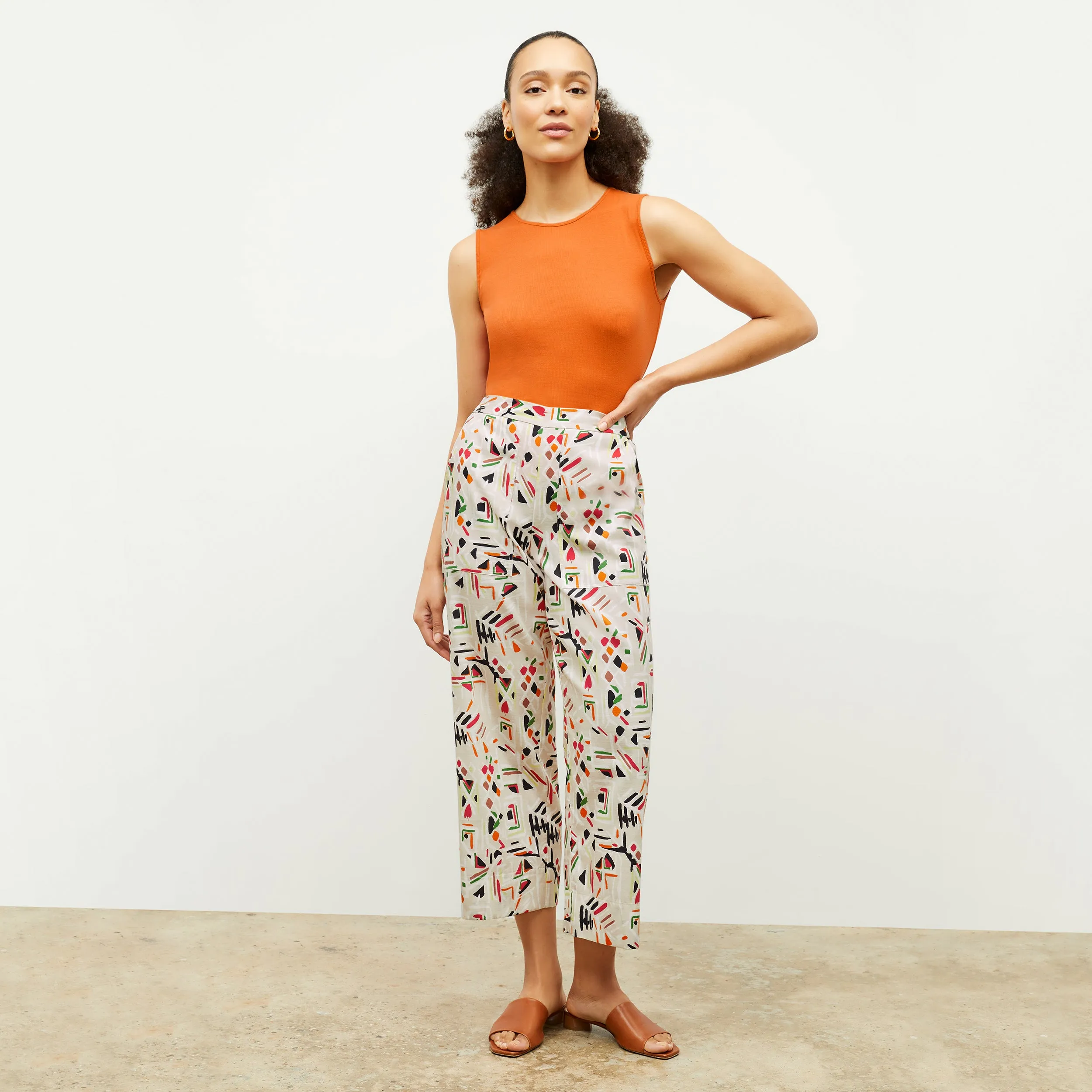 Madelyn Pant - Airy Cotton :: Rhythm Print