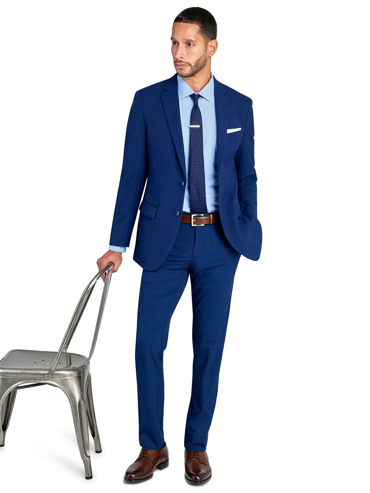 Medium Blue Elevate 1-Pant Suit