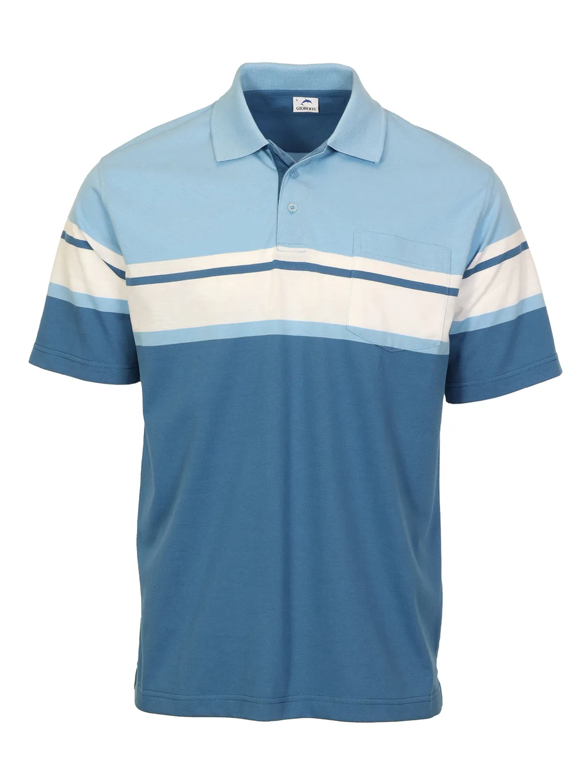 Men's Striped Polo Shirt