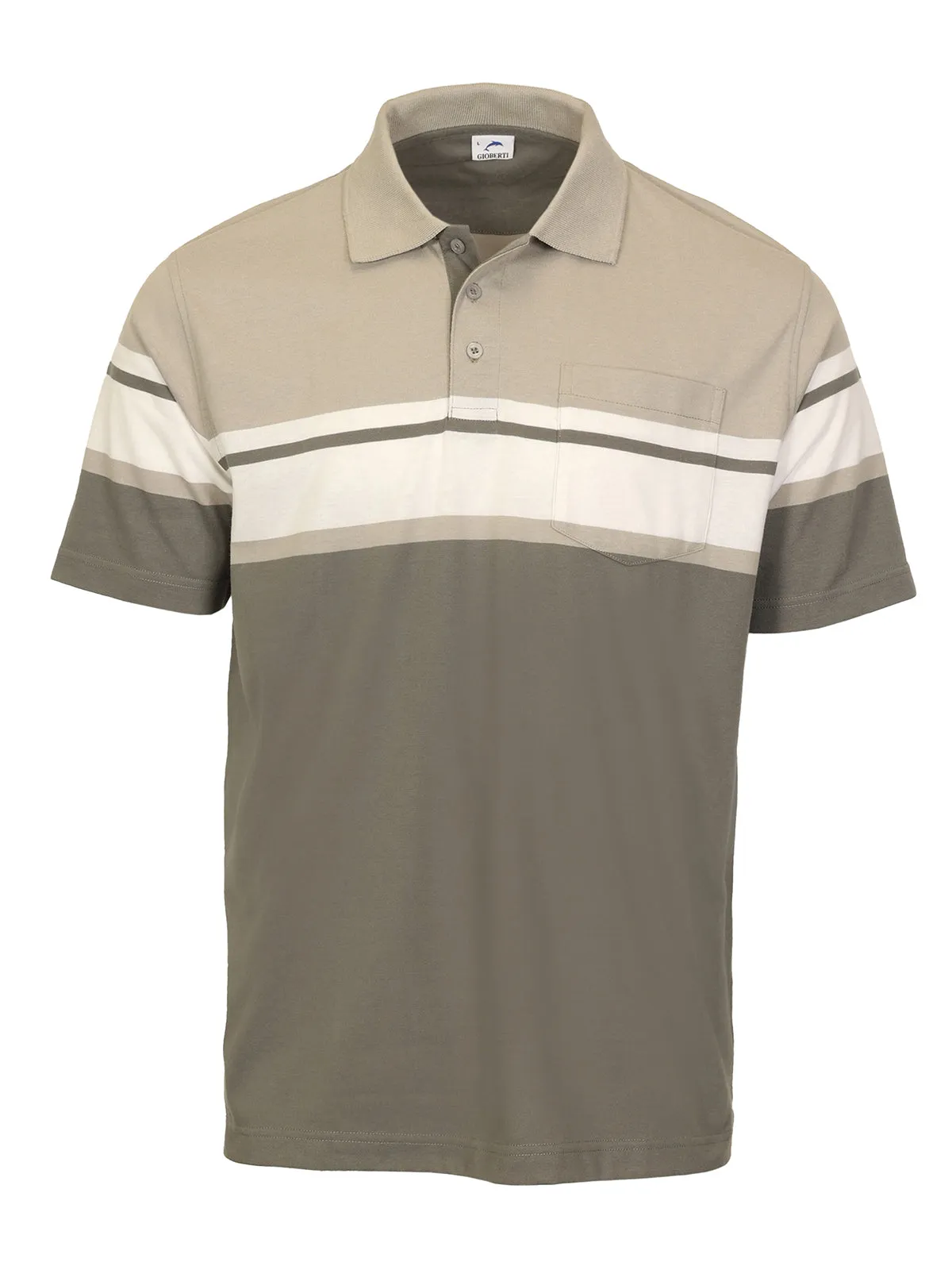 Men's Striped Polo Shirt