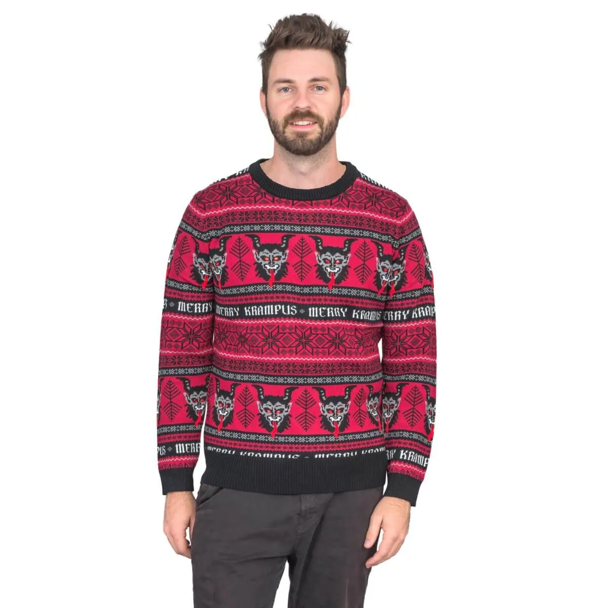 Merry Krampus Adult Ugly Christmas Sweater