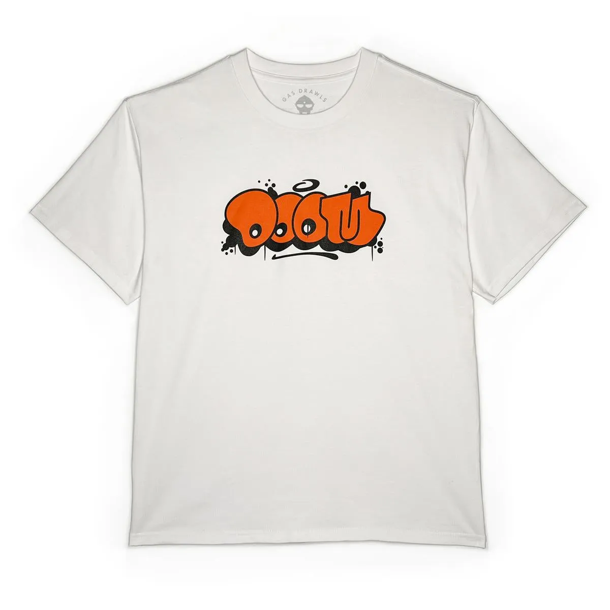 MF DOOM - THROW SHIRT - (BLACK & ORANGE)