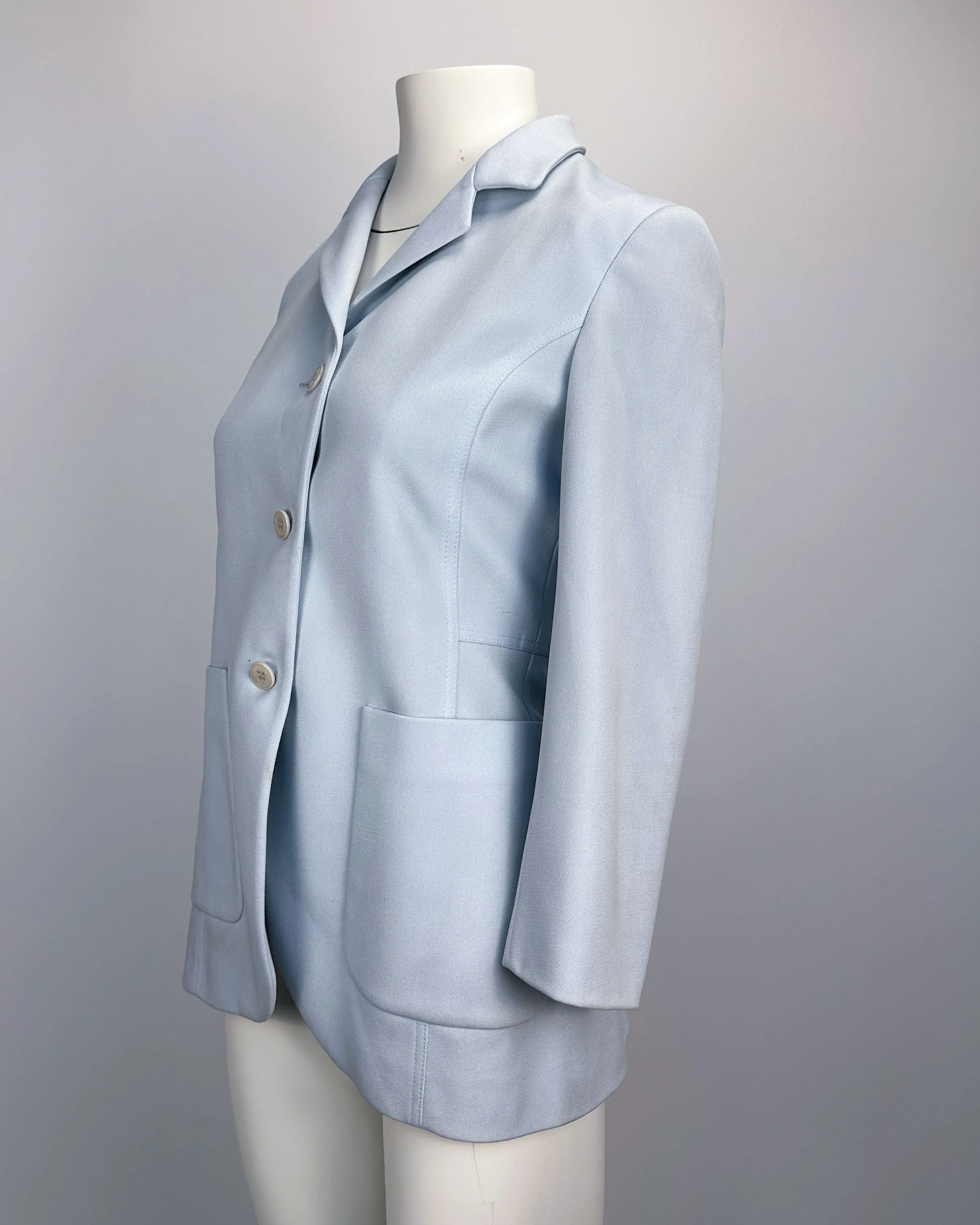 Miu Miu Baby Blue Blazer Jacket 1990's